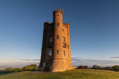 Broadway Tower Just After Sunrise clipart