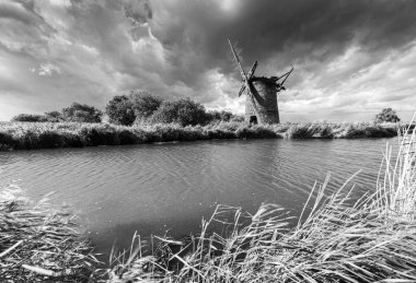Horsey, Norfolk yakınlarındaki eski yel değirmeni