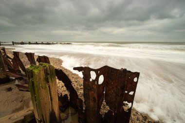 Happisburg Sahili 'nde Deniz Savunması
