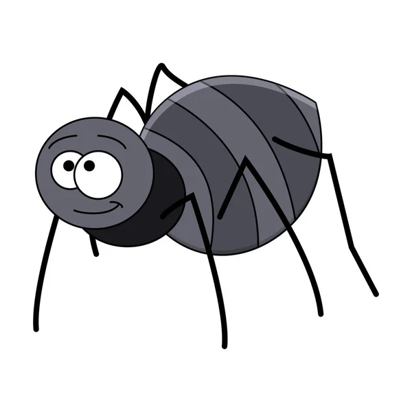 Niedliche Cartoon-Spinne. — Stockvektor