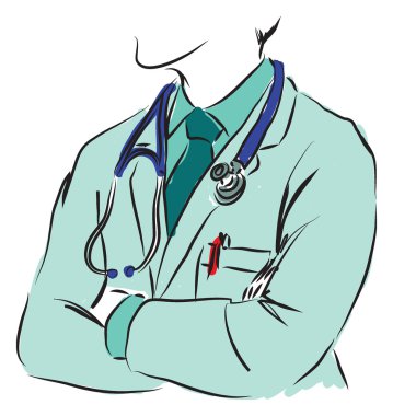 medical concept doctor illustration 1 clipart