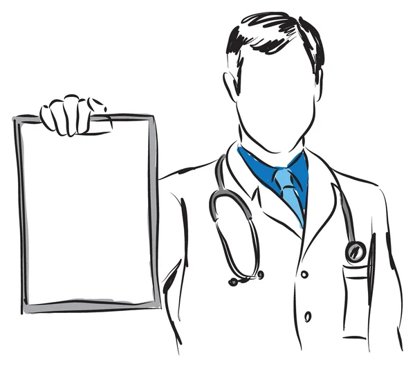 Conceptos médicos del hombre 3 — Vector de stock