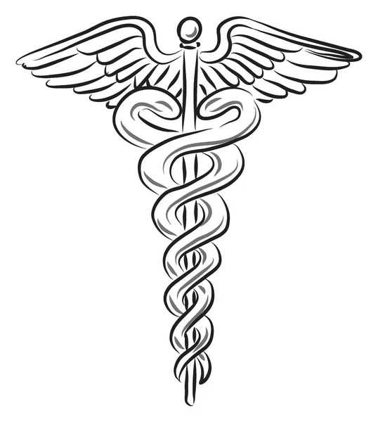 Ilustración del símbolo del concepto médico — Archivo Imágenes Vectoriales