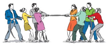 takım kurumsal grup işçi illüstrasyon iş