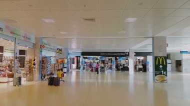 Barcelona, Spain - 26 September 2016: Girona Costa Brava Barcelona airport.