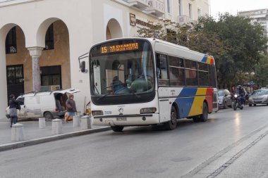 Thessaloniki minibüs toplu taşıma.