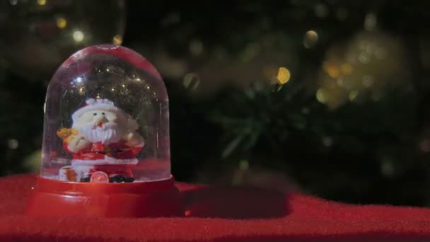 Bola globo de neve de Natal . — Vídeo de Stock