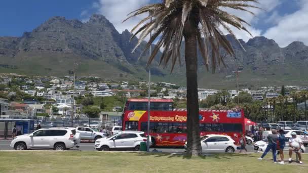 Cape Town South Africa December 2019 Day View Camps Bay — Stock Video