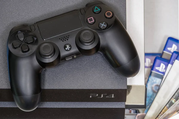 Thessaloniki Griechenland April 2020 Wireless Controller Für Playstation Dualshock Von — Stockfoto