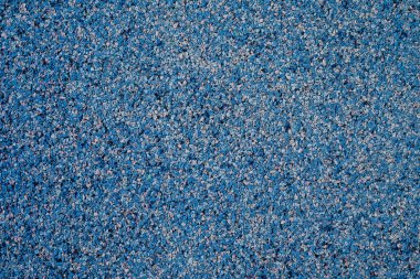 Mavi, mavi ve beyaz renkli küçük taşların dokusu. Karışık renkli çakıl taşlı arkaplan