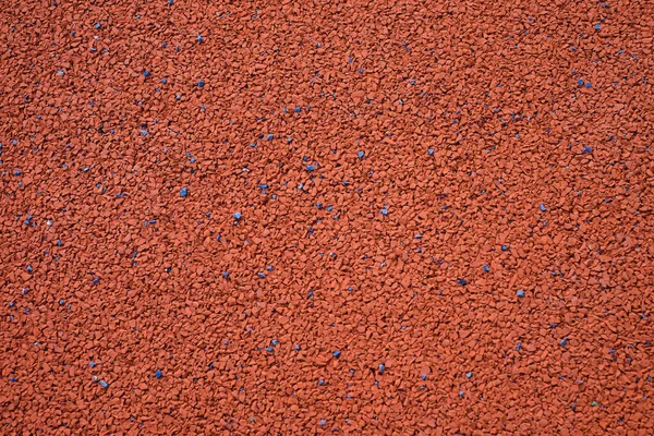 Tekstura Małych Czerwonych Niebieskich Kamieni Tło Mieszanym Kolorowym Żwirem — Zdjęcie stockowe