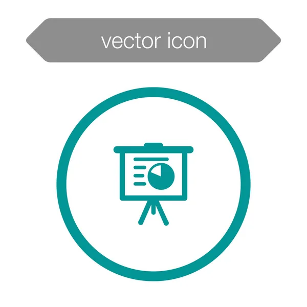 Icono del tablero de presentación — Archivo Imágenes Vectoriales