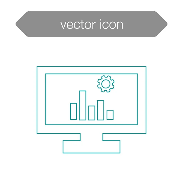 Ícone da placa de apresentação — Vetor de Stock