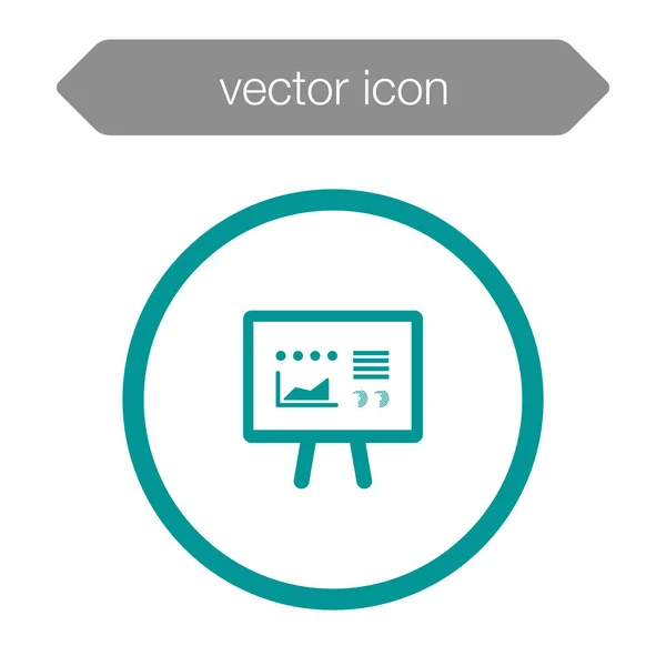 Ikone der Präsentationstafel — Stockvektor