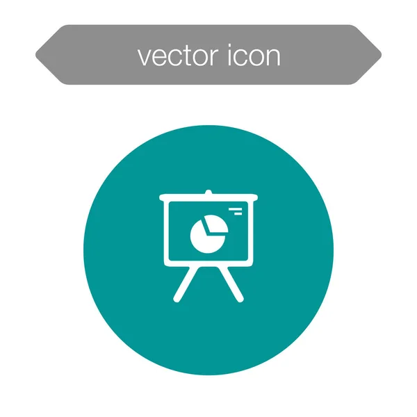 Icono del tablero de presentación — Archivo Imágenes Vectoriales