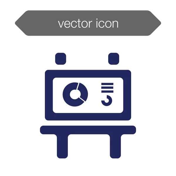 Pictograma tablei de prezentare — Vector de stoc