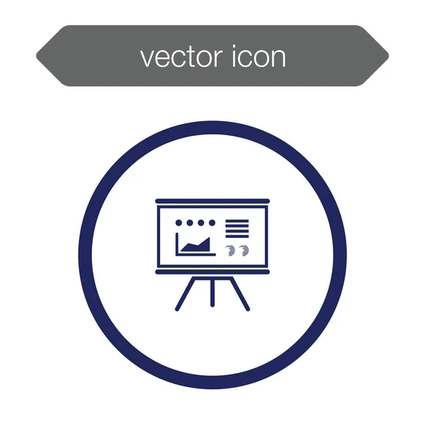 Icona del pannello di presentazione — Vettoriale Stock