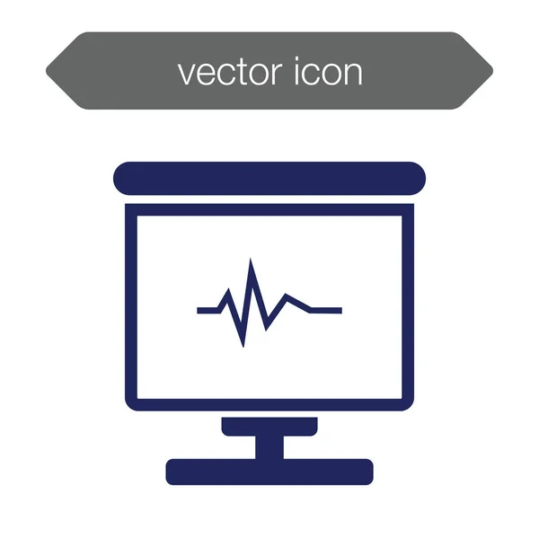 Presentation board icon — Stock Vector