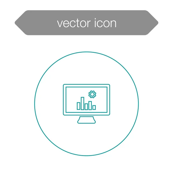 Ikona prezentace — Stockový vektor