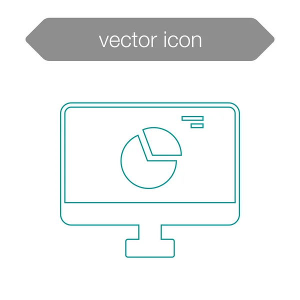 Ícone da placa de apresentação — Vetor de Stock