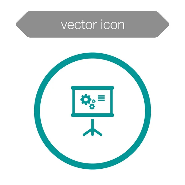 Ikone der Präsentationstafel — Stockvektor