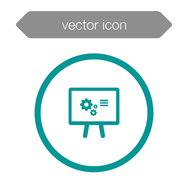 Presentation styrelsen ico — Stock vektor