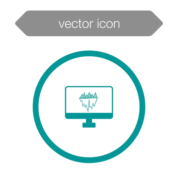 Icono del tablero de presentación — Vector de stock