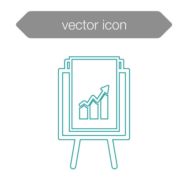 Ikone der Präsentationstafel — Stockvektor