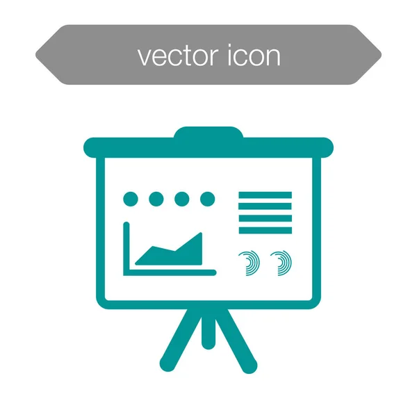 Vorstandsdiagramm-Präsentation — Stockvektor