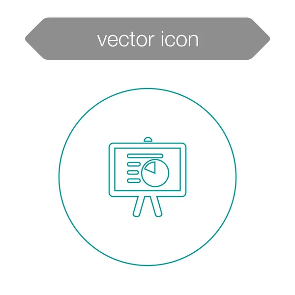 Vorstandsdiagramm-Präsentation — Stockvektor