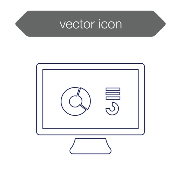 Icono del tablero de presentación — Archivo Imágenes Vectoriales