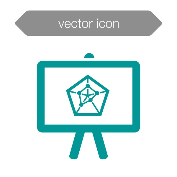 Icono del tablero de presentación. — Vector de stock