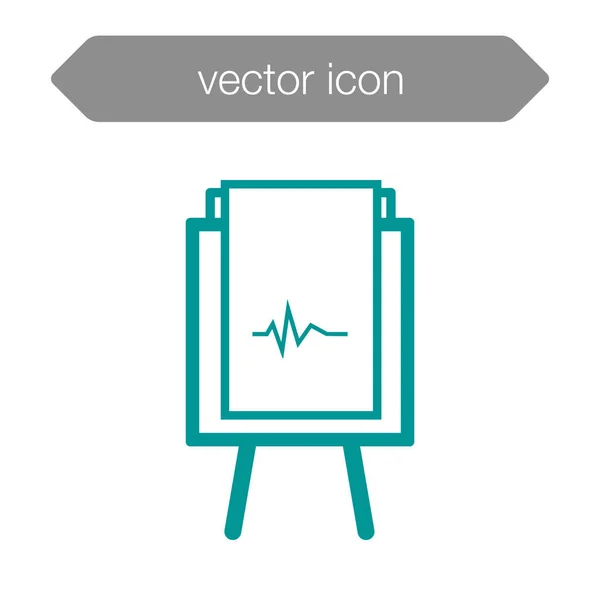 Ícone da placa de apresentação. — Vetor de Stock