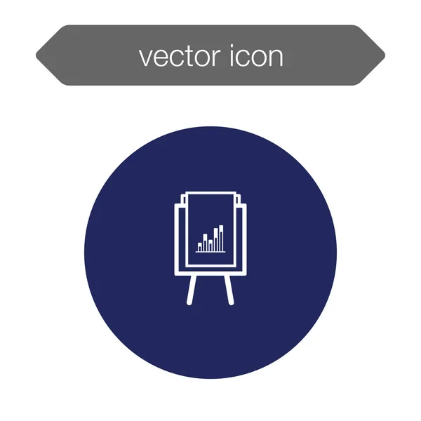 Icona del pannello di presentazione — Vettoriale Stock
