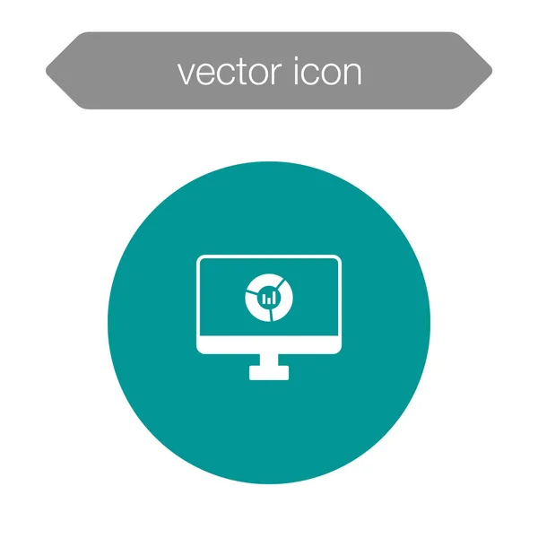 Icono del tablero de presentación — Vector de stock