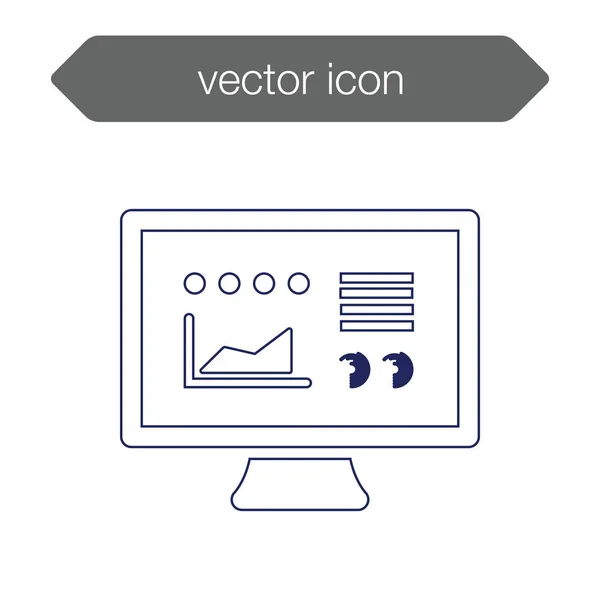 Ikone der Präsentationstafel — Stockvektor