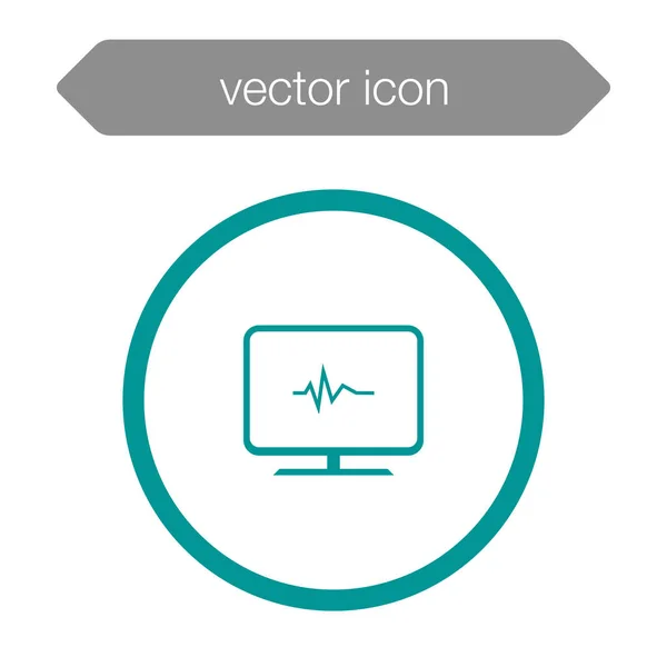 Presentation board icon — Stock Vector