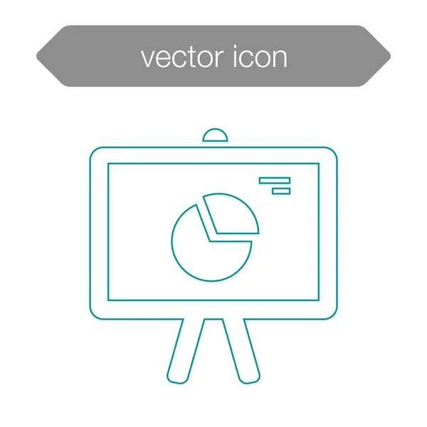 Ikone der Präsentationstafel — Stockvektor