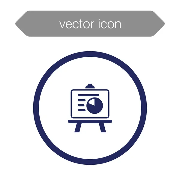 Ikone der Präsentationstafel — Stockvektor