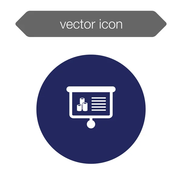 Ikone der Präsentationstafel — Stockvektor