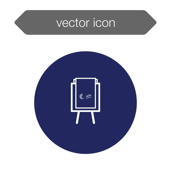 Ikone der Präsentationstafel — Stockvektor
