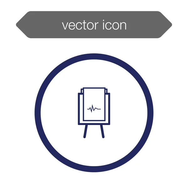 Icono del tablero de presentación — Vector de stock