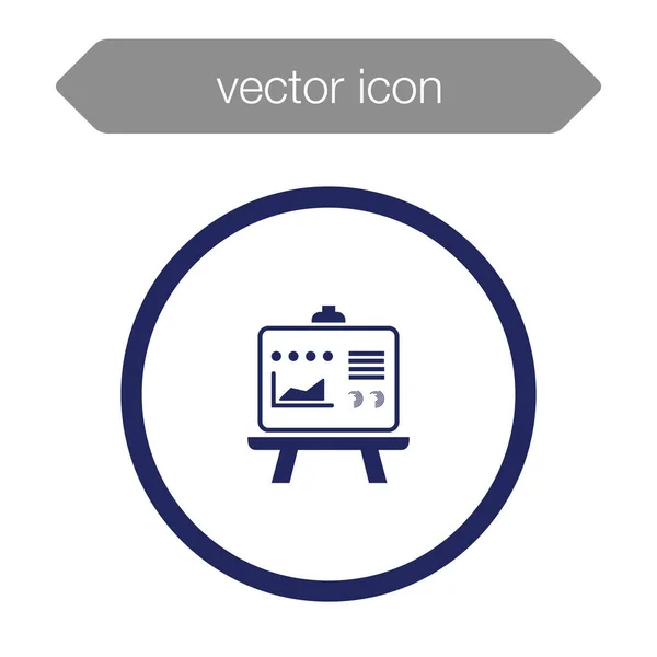 Ikone der Präsentationstafel — Stockvektor
