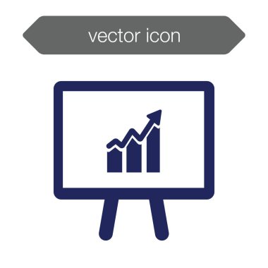 Sunum Panosu simgesi. Grafik 