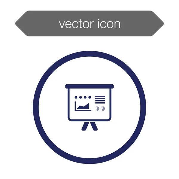 Ikone der Präsentationstafel — Stockvektor