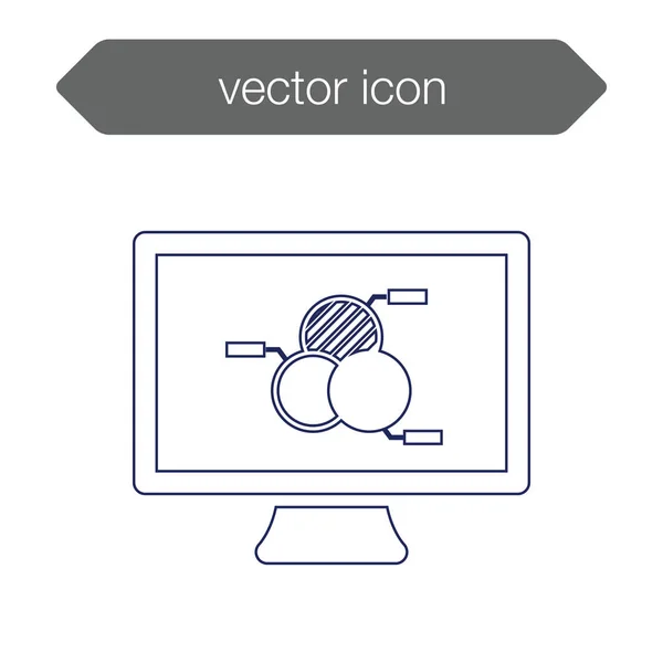 Icono del tablero de presentación — Vector de stock