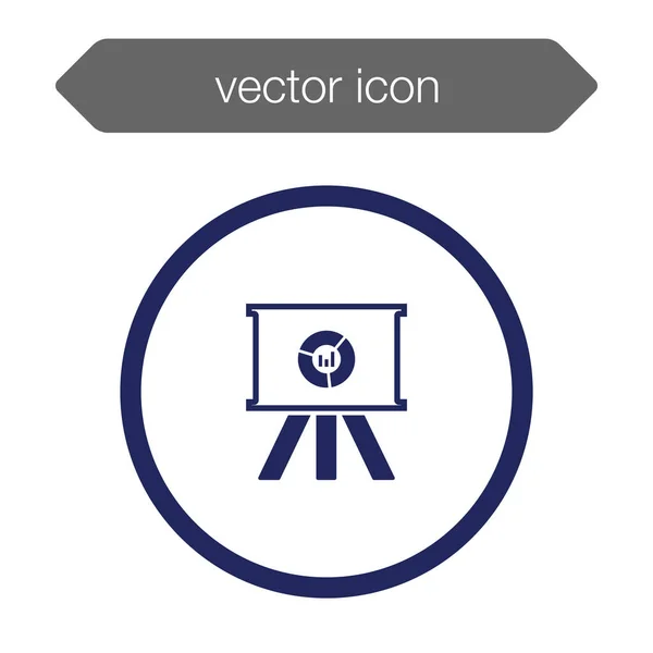 Ikone der Präsentationstafel — Stockvektor