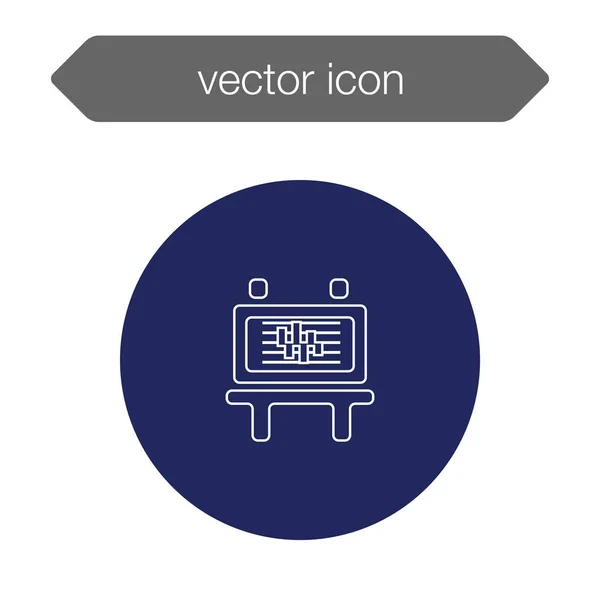 Icono del tablero de presentación. — Vector de stock