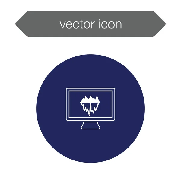 Icono del tablero de presentación — Vector de stock