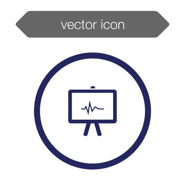 Ikone der Präsentationstafel — Stockvektor